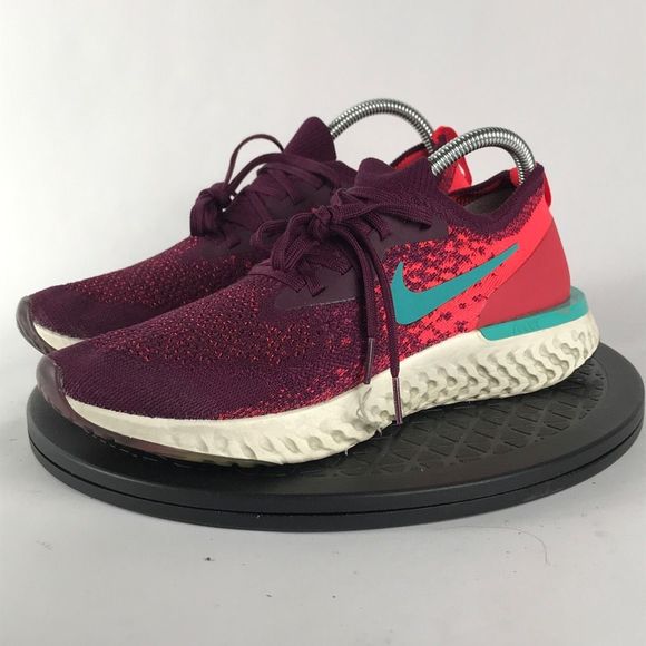 Nike Shoes - Nike Epic React Flyknit Purple/Red Running Shoes AR5518-600 Women’s Size 9.5